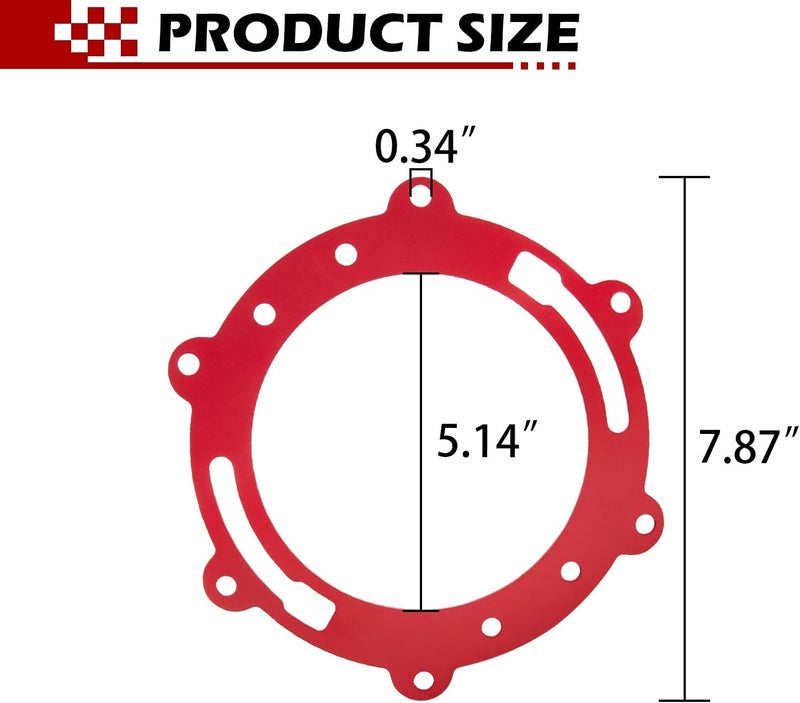Verplexter 4506993 Toilet Flange Repair Metal Ring Suitable for Pasco 21013 Toilet Seat Damaged Repair Durable Metal Parts - Image 2